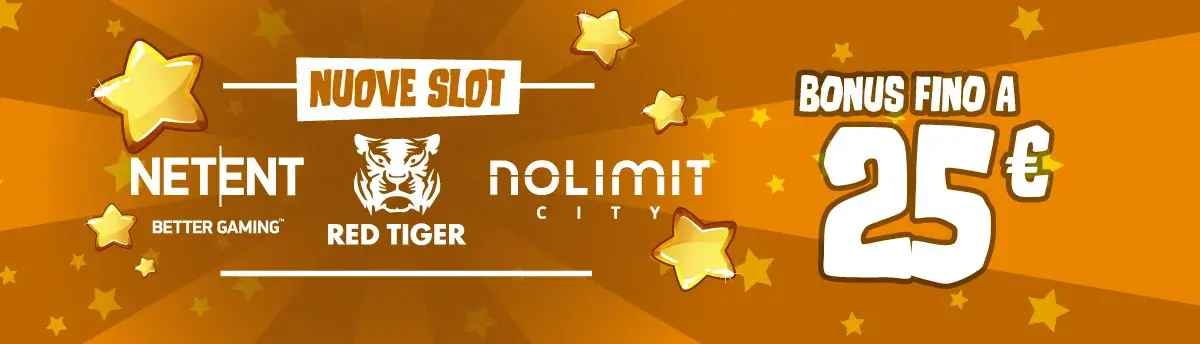 Promo BIG Casino — Nuove Slot bonus fino a 25€